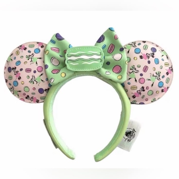 Loungefly Accessories - Disneyland X Lounge fly Macaron Minnie Mouse Ears